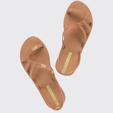Imagem de Sandália Rasteira Femininas Ipanema Diversas 27234, Nude, Amarelo, 37