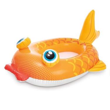 Imagem de Boia De Cintura Infantil Peixinho Dourado para Piscina Verão - INTEX, 