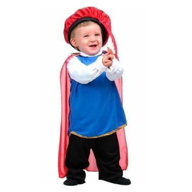 Imagem de Fantasia Príncipe Bebê(Baby) Sulamericana Carnaval Original, Azul, P 0