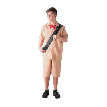 Imagem de Fantasia Lampião Infantil C/ Cartucheira Camisa+Shorts+Lenço - Fantasi