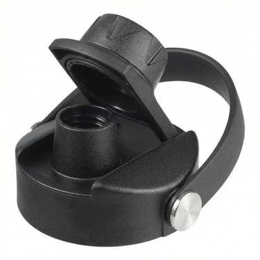 Imagem de Tampa para Hydroflask de boca larga 946/1183/1892 ml, tampa de substituição com alça flexível compatível com garrafa infantil Hydro Flask 355/473/591 ml, sem BPA, seguro para lava-louças, acessórios