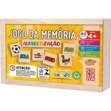 Imagem de Jogo da Memoria Alfabetizacao em Madeira - Coluna