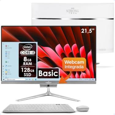 Imagem de PC All In One Basic AM 21,5" Intel i5 8GB RAM 128GB SSD Full HD Bluetooth com Teclado e Mouse sem Fio L2F