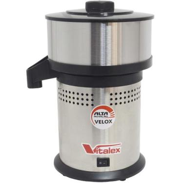 Imagem de Espremedor Extrator Suco Laranja Doméstico 300W Câmara Inox Vitalex ES