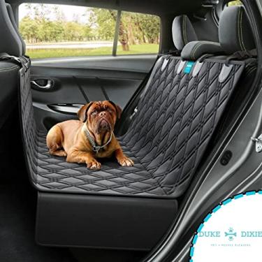 Imagem de Capa Pet Impermeável Protetora de Banco Traseiro de Carro Protege de Danos Pelos e Xixi Lavável na Máquina Porta Malas Universal - Duke & Dixie