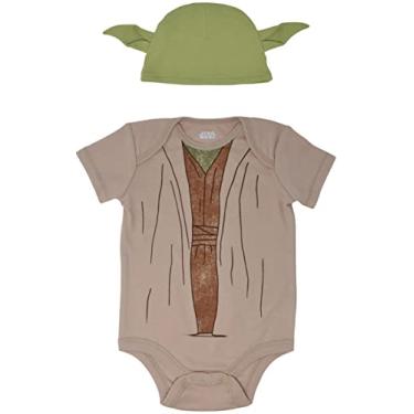 Imagem de Star Wars Baby Boys Costume Bodysuit & Cap Set