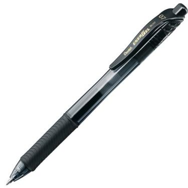 Imagem de Pentel Caneta esferográfica Knock Gel Energel X, 0,7 mm ponta triagle regular tinta preta (BL107-A)