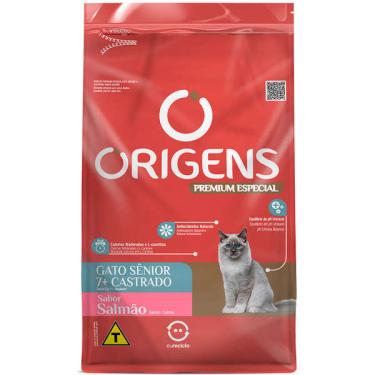 Imagem de Ração Seca Origens Salmão para Gatos Sênior Castrados - 1 Kg