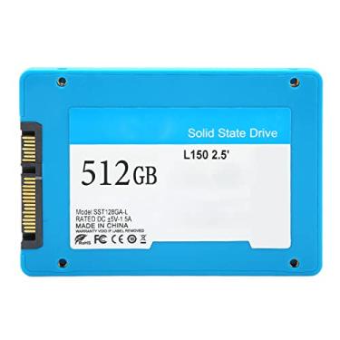 Imagem de SSD de 128 GB/256 GB/512 GB/1 TB/2 TB, Unidade Interna de Estado Sólido de 2,5 Polegadas, SSD SATA3.0 6 Gbs, Gravação de 480 MBS, Leitura de 500 MBS, para Windows 10 8.1 8 7, (512 GB)