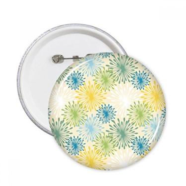 Imagem de Flor cor dente-de-leão pinos redondos distintivo decoração roupas 5 peças presente