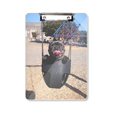 Imagem de Bulldog Placa de suporte para fotografia de animais de estimação A4