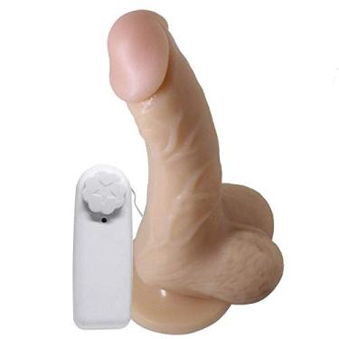 Imagem de Prótese Com Vibro E Ventosa Pênis Curvo 14,5 X 3,5 Cm Preto