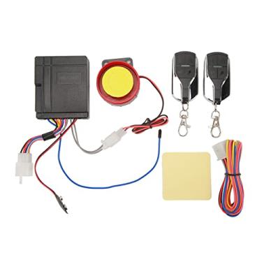 Imagem de Sistema de alarme de motocicleta 1 Way 12V 4 níveis de sensibilidade, kit de alarme de controle remoto para scooter, motocicleta, motocicleta, dispositivo de alarme anti-roubo