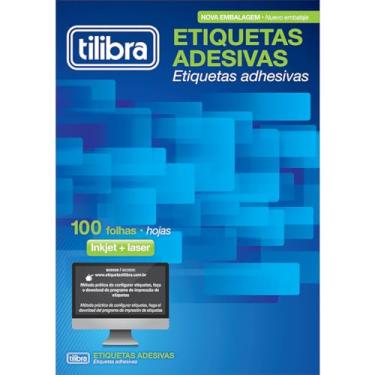 Imagem de Tilibra - Etiqueta Adesiva Inkjet/Laser Carta 279,4mmx215,9mm TB6185 100 Unidades