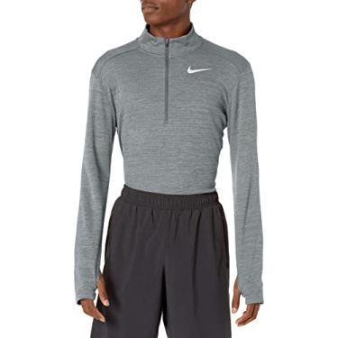 Imagem de Tênis masculino Nike Pacer meio zíper, pulôver Nike com gola alta, cinza ferro/cinza neblina/prata refletiva, GG
