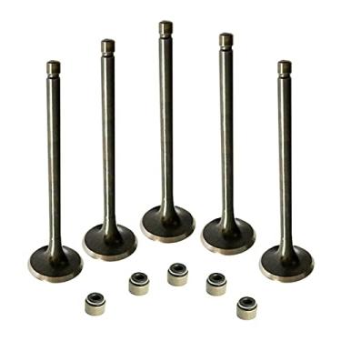 Imagem de Kit de válvula de admissão e escape do motor com vedação para Yamaha Raptor 660R 2001~2005 Yamaha Grizzly 660 2002-2008 RHINO 660 2004-2007 HiSun Bennche Massimo MSU UTV700 750