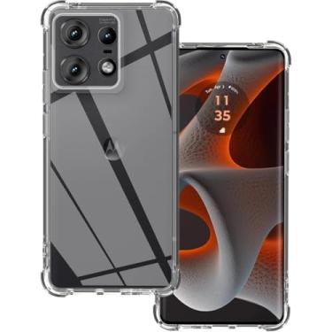 Imagem de Capa Capinha Case Anti Impacto Transparente Para Motorola Moto Edge 50 Pro 5G