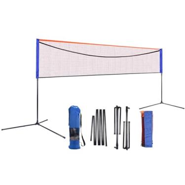 Imagem de Rede Portátil De Badminton Com Suporte, Rede Leve De Pickleball De Tênis 10/14/17/20 Pés, Para Esportes Internos E Externos (Size : 5.1m/17ft)