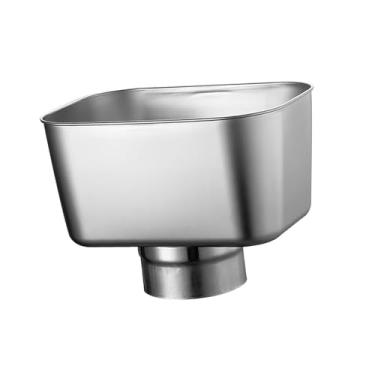 Imagem de Generic Adaptador de calha para cano de descida Conector de água da chuva Coletor de água de telhado prático e eficiente Conector de cano de descida para, Diâmetro Do Tubo 89 Mm