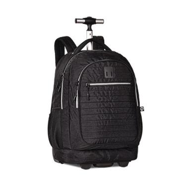Imagem de Mochila De Carrinho Escolar Masculina - Clio Style, Preto