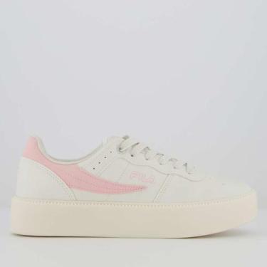 Imagem de Tênis Fila Original Fitness Bold Feminino Branco e Rosa, 38