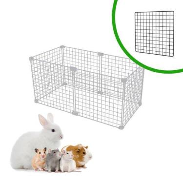 Imagem de Cercado Aramado Pet Porquinho da Índia Hamster Twister 30x60x30 Malha 