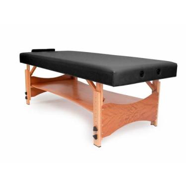 Imagem de Maca Beauty Spa Fixa com Regulagem de Altura - Arktus, Preto