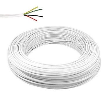 Imagem de Cabo De Alarme 2 Pares Multicores 4 Vias 0,40Mm Rolo De 100M - Diverso