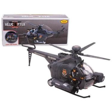 Imagem de Brinquedo Helicóptero Soldado De Ação Com Luzes E Sons - Toy king
