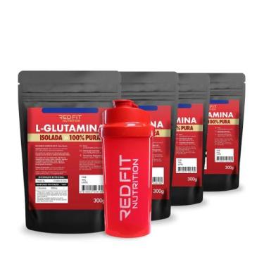 Imagem de L-Glutamina 1,2Kg - 100% Pura Importada - Red Fit Nutrition - Red Fit 