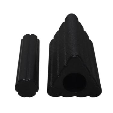 Imagem de rockible triangular de ioga 2 em 1, equipamento fitness para treinamento de equilíbrio, costas, pescoço, pernas, massagem epp, rolo de espuma, coluna de