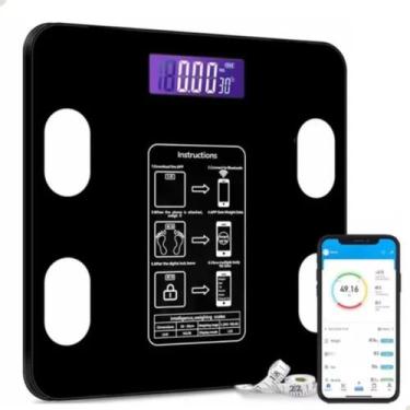 Imagem de Balança Bluetooth Bioimpedância Cozinha Entrega Rápida - Aton