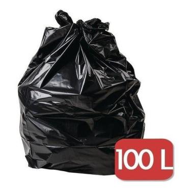 Imagem de Saco P/ Lixo 100 Litros Reforçado C/ 25 Un. - HIGIPACK
