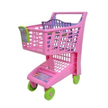 Imagem de Carrinho De Compras Rosa Infantil Supermercado - Magic Toys