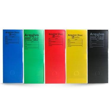 Imagem de Kit 5 Caixa Arquivo Morto Ofício Polionda Escritorio - Alaplast, color