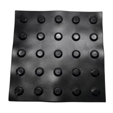 Imagem de Piso Tátil PVC 25x25cm Alerta - Dupla Face - 10 Peças - WAT Acessibili