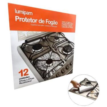 Imagem de Protetor De Fogão 27cm X 27cm Reutilizavel 12 Unidades - STORE BIROCHI