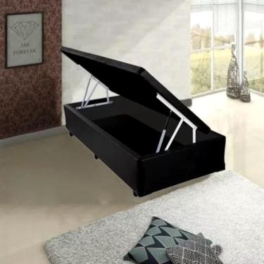 Imagem de Cama Box Baú Solteiro Blindado 88x188x40 cm