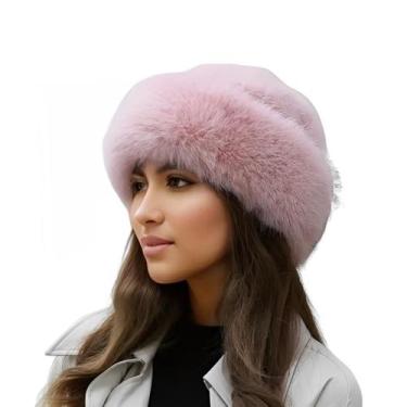 Imagem de Chapéu Gorro Russo de Pelúcia Pele Frio Inverno Corta Vento - Modas Fa