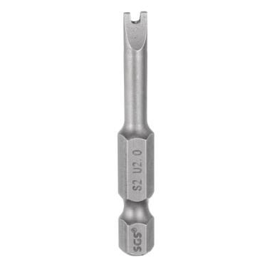 Imagem de HARFINGTON Brocas de chave de fenda em forma de U U 2,0 1/10.2 cm, haste sextavada, brocas de inserção de 5 cm, chave de fenda magnética tipo U S2 para aparelhos eletrônicos