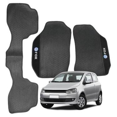 Imagem de Tapete para Fox 2003 a 2014 Personalizado com Detalhe Preto 3 Peças Jo