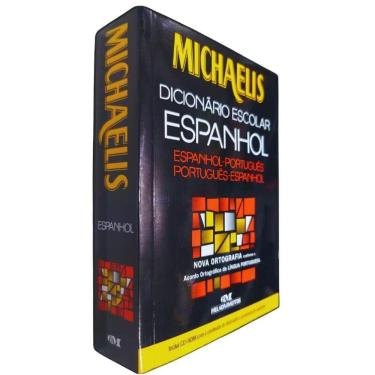 Imagem de Livro Físico Dicionário Escolar Espanhol Espanhol-Português Português-Espanhol Michaelis