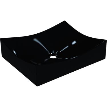 Imagem de Cuba De Apoio Retangular Banheiro Lavabo C01 Ml44W Preto