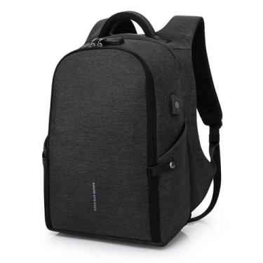 Imagem de Mochila Antifurto Impermeável Premium com Cadeado de Código e Trava pa