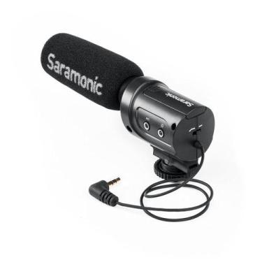 Imagem de Microfone Condensador Shotgun - Sr-m3 - Saramonic Com Nf