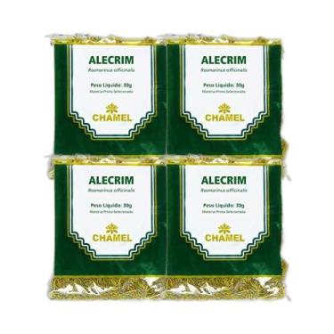 Imagem de Kit 4x Chá Pacote Alecrim Folhas 30g - CHAMEL
