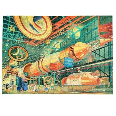 Imagem de MEMO GAMES Quebra-Cabeça De 1000 Peças Para Adultos, Complexo Visitantes Do Centro Espacial Kennedy Da Nasa, Quebra-Cabeças Marcos Históricos Flórida | Sonhos, Tamanho 28X20"