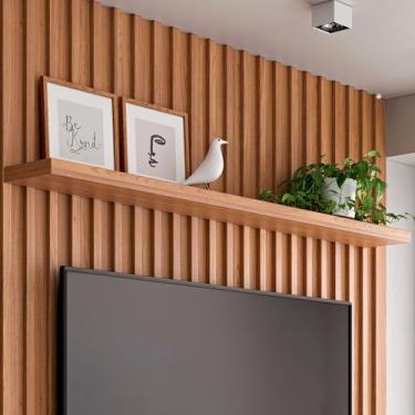 Imagem de Prateleira 150cm Freijó - Pradel, Marrom, Moderno