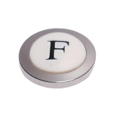 Imagem de Botão F Cromado Para Acabamento Deca Belle Époque C52 Tradicional - 44