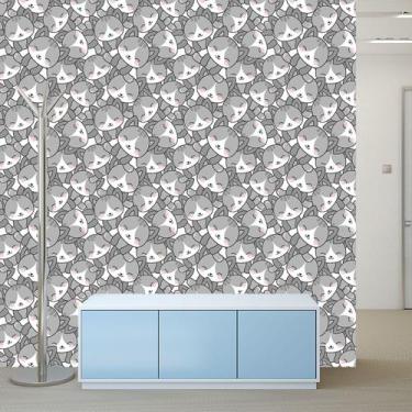 Imagem de Papel de Parede Adesivo - Gatos Gatinhos - 304pps - Allodi